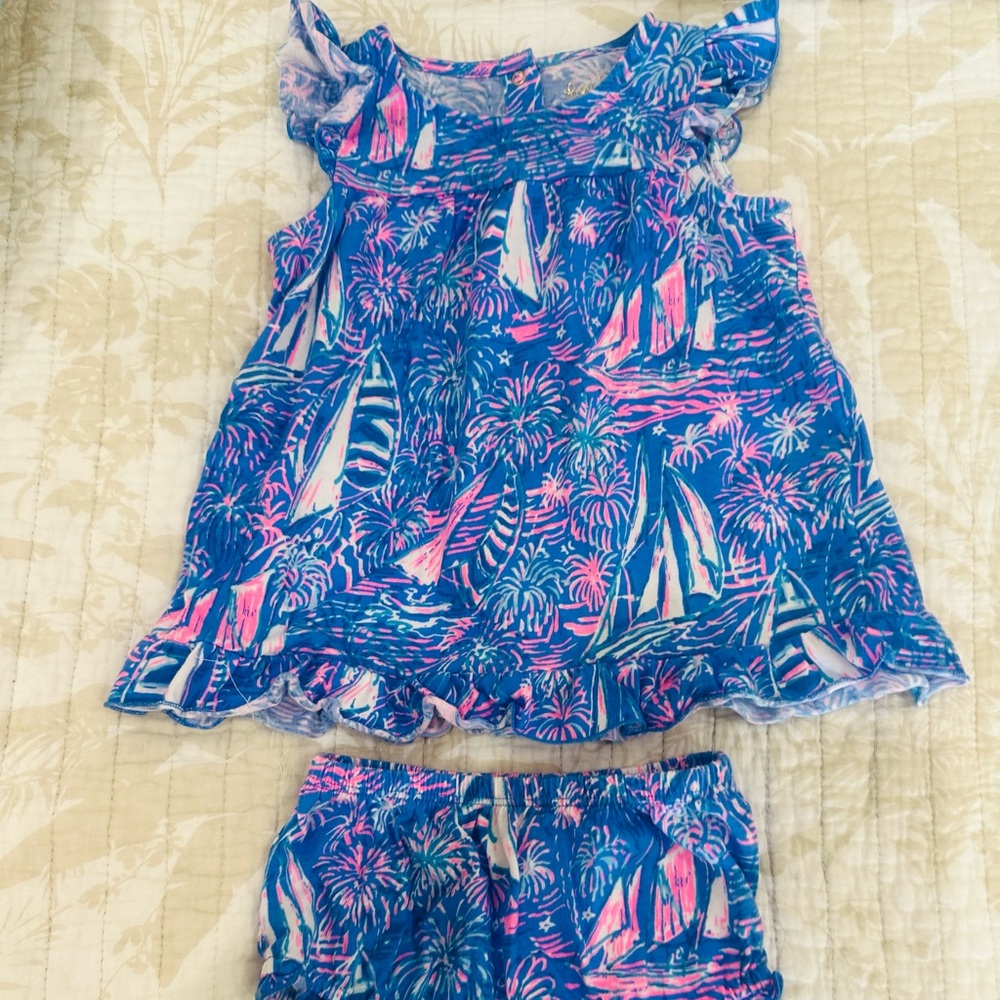 Lilly Pulitzer Cecily Dress & Bloomers Set 12/18mo